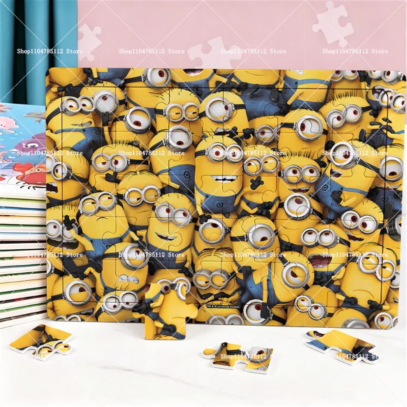 Party Games Simple - Puzzle Minions 2026 : Figurines de