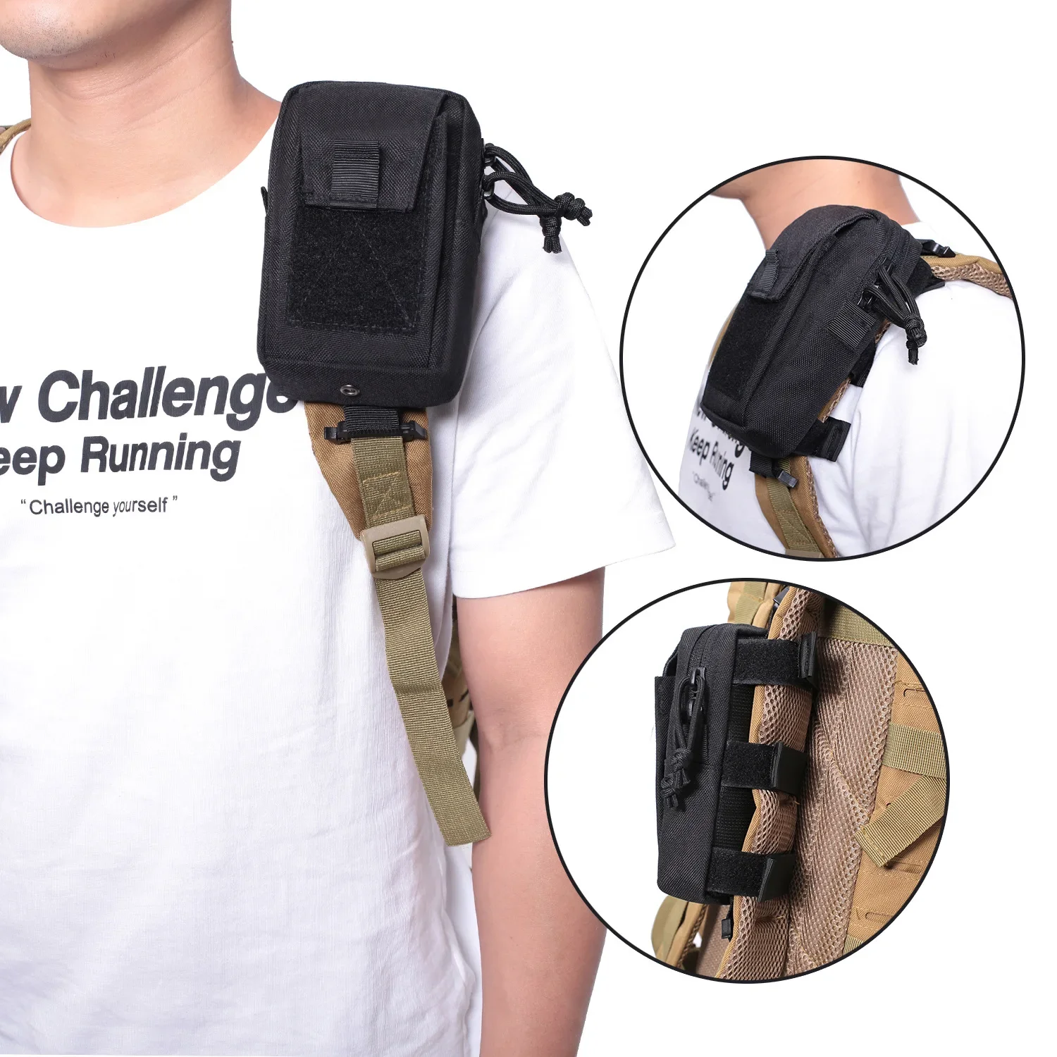 Sack Race Bag - Sacoche de ceinture Molle pour téléphone