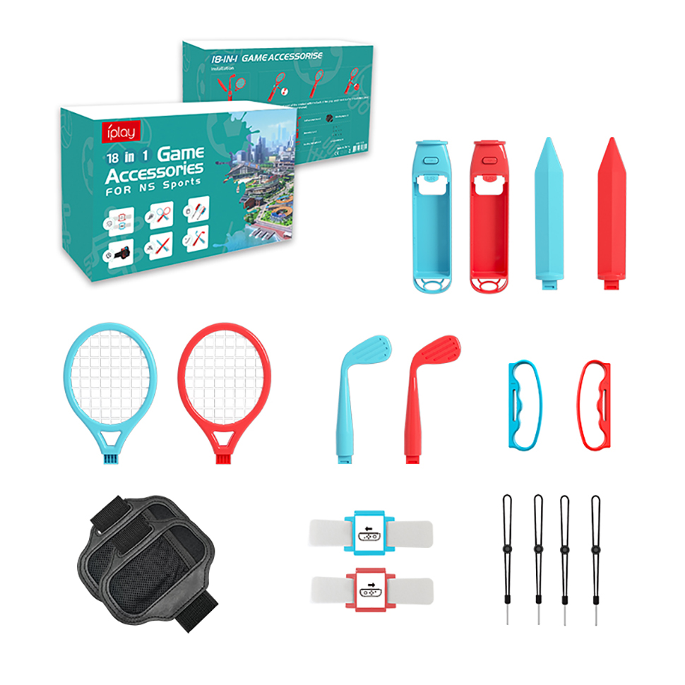 Party Games Nintendo Switch - Kit d'accessoires 18 en 1 pour