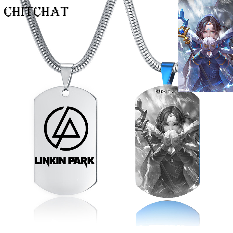 Party Games Classic - Collier personnalisé en acier inoxydable avec