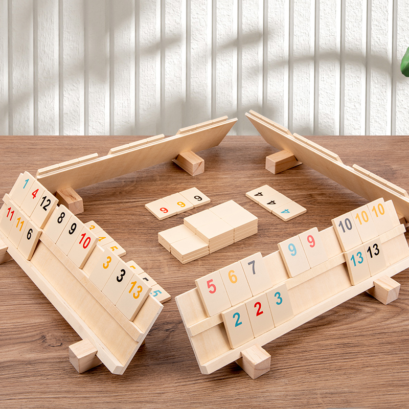 Party Games Classic - Jeu de carreaux en bois à