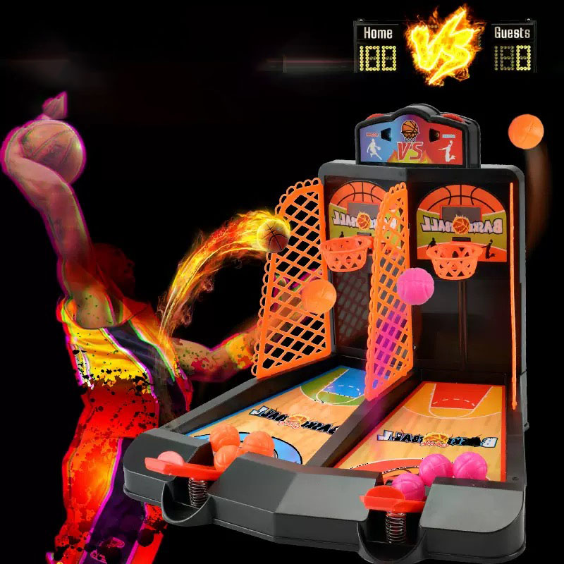 Party Games Classic - Mini-jeu de basket de bureau classique,
