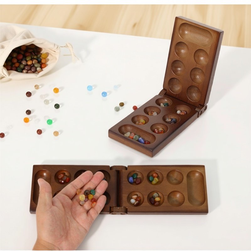 Party Family Games - Jeu d'échecs africain Mancala ancien, jeu