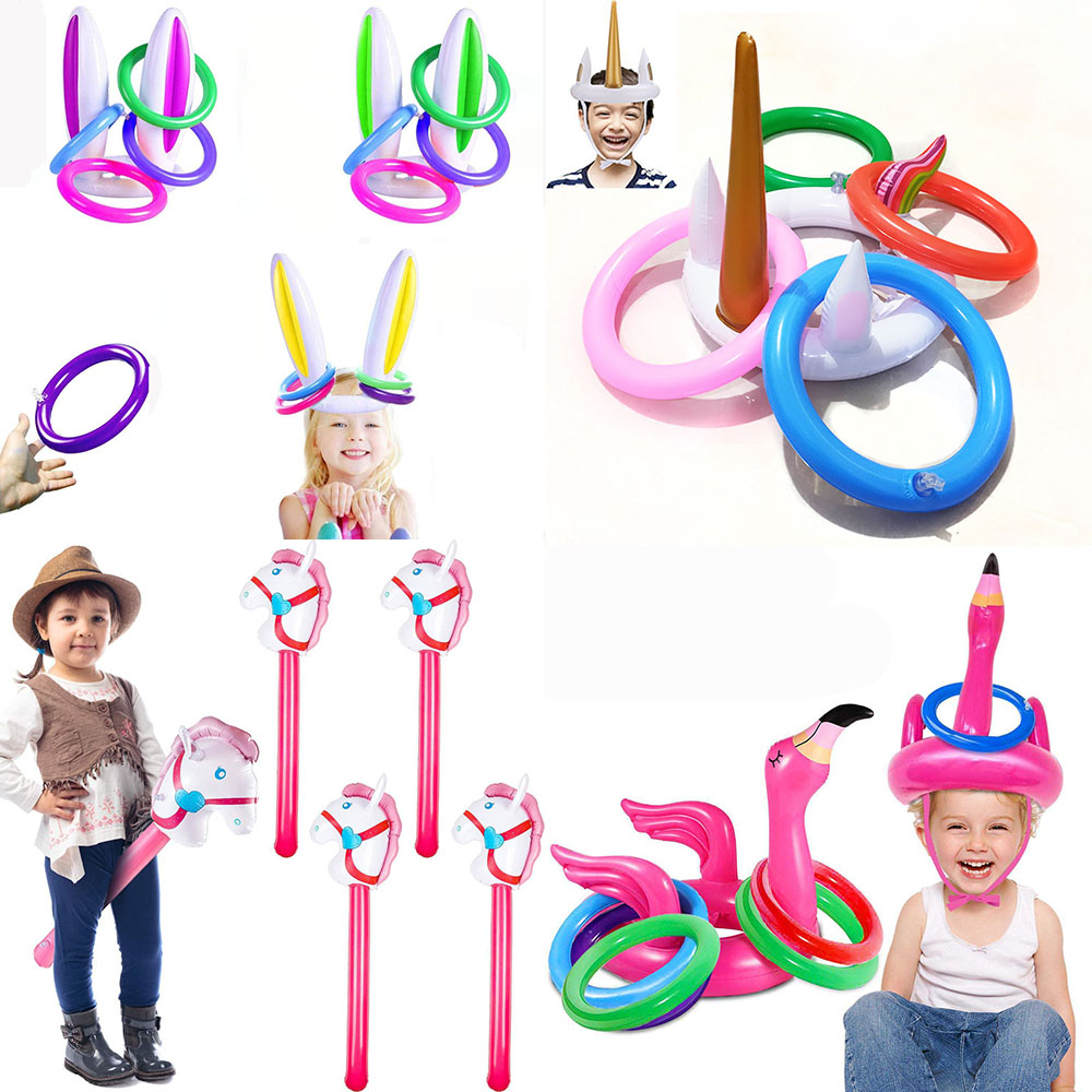 Party Games Easter For Kids - Bâton Gonflable en Forme de Tête
