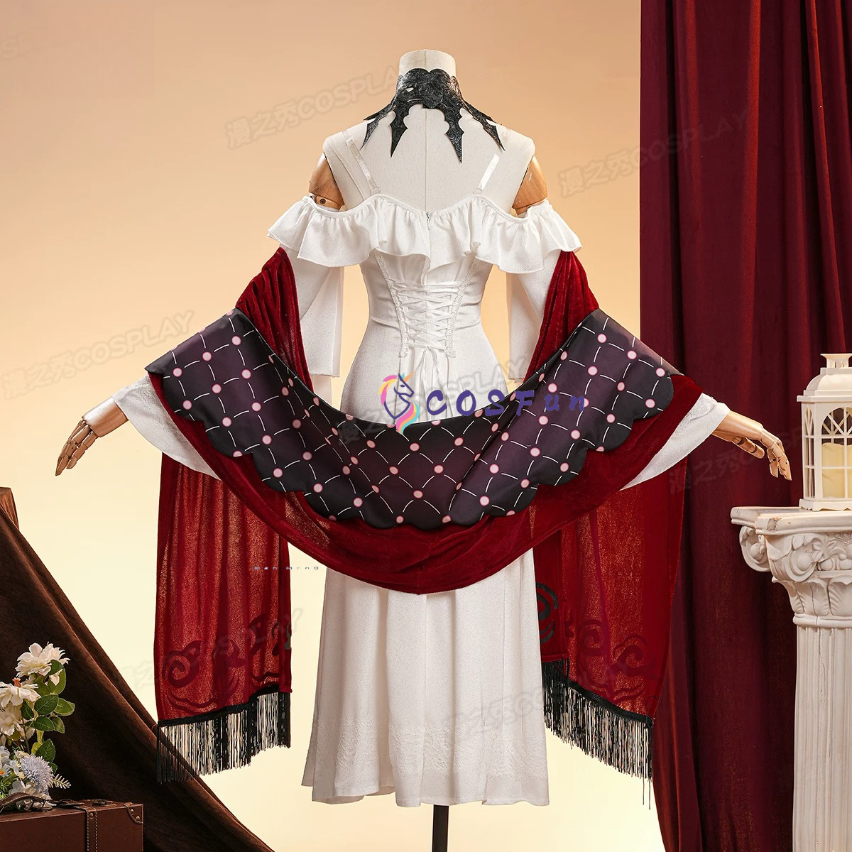 Party Games For Christmas - Costume de Cosplay Genshin Impact Rosalyne,