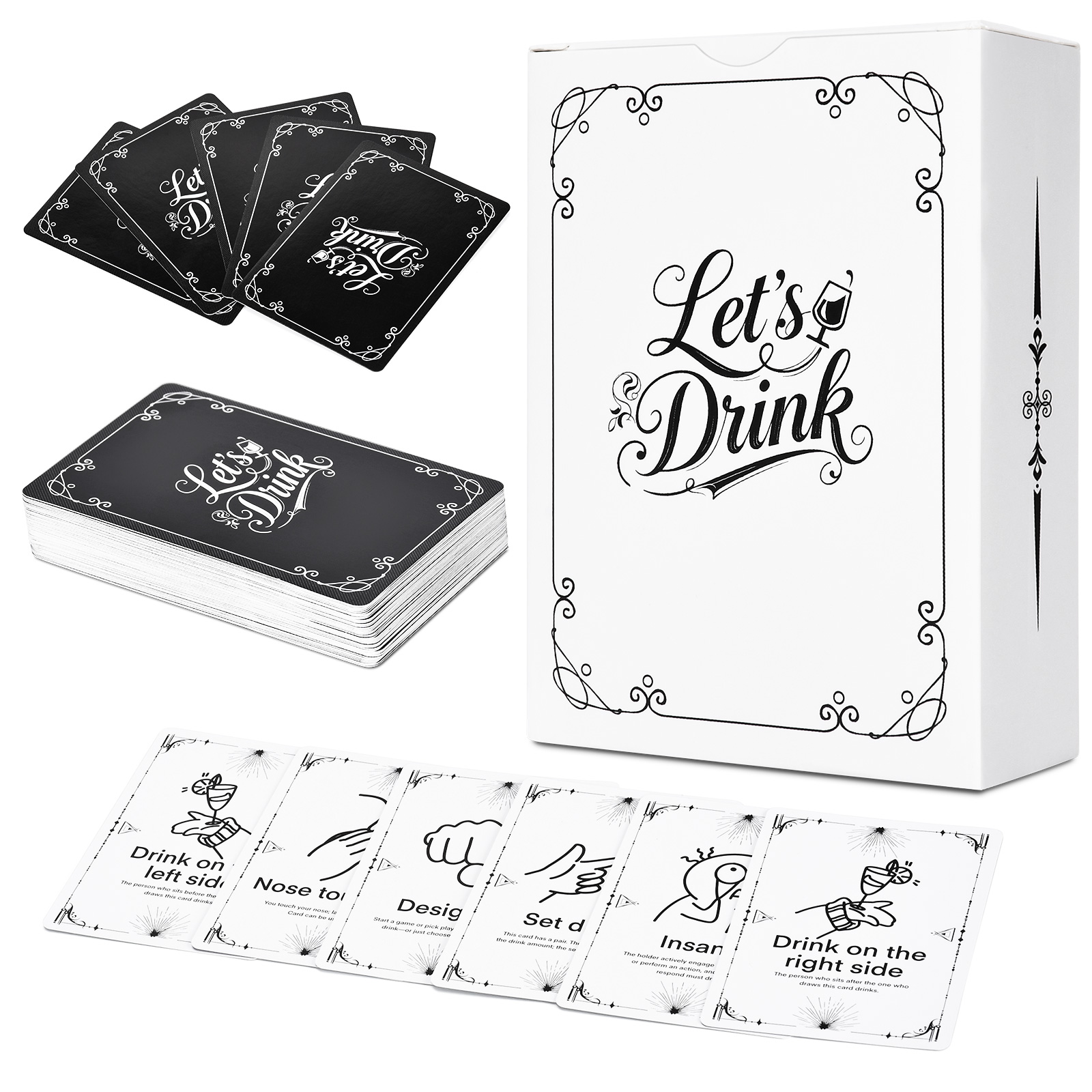 Party Games Adults Drinking - Cartes de jeu à boire pour