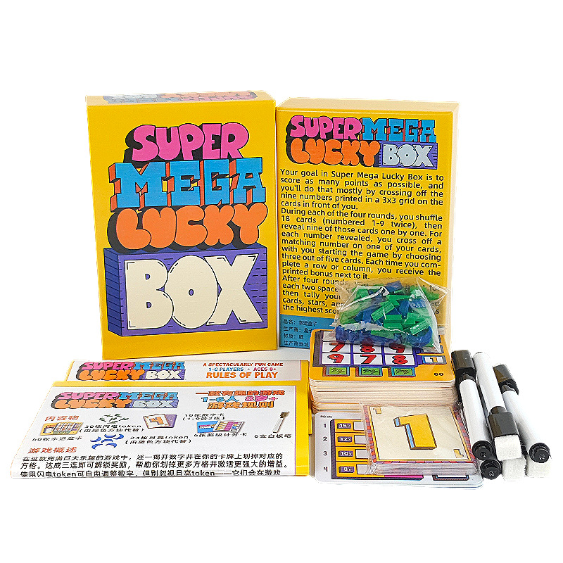 Super Mega Lucky Box, jeu de s - Party Family Games avis et prix