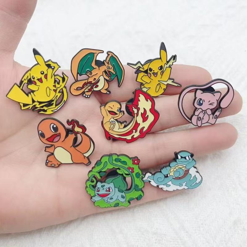 8 badges broches en alliage mo - Party Games Birthday avis et prix