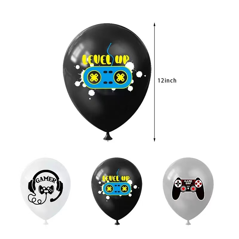Ballons en Latex Noir et Blanc - Party Games Easter For Kids avis et prix