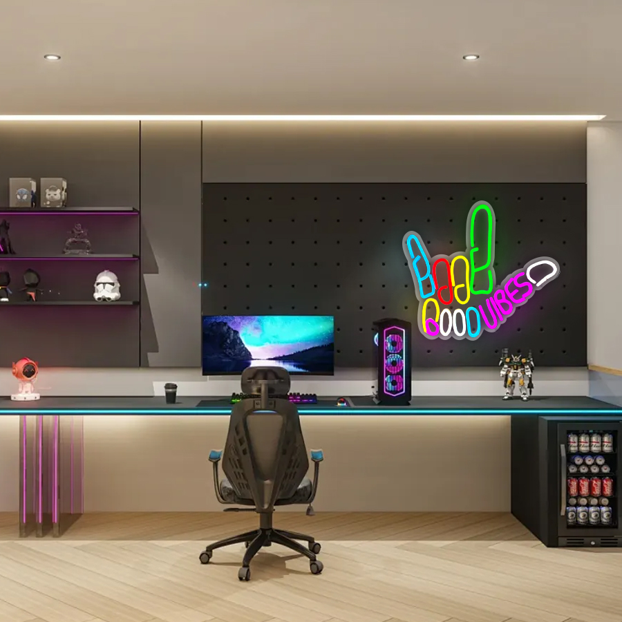 Enseigne néon LED USB multicol - Party Games On Switch avis et prix