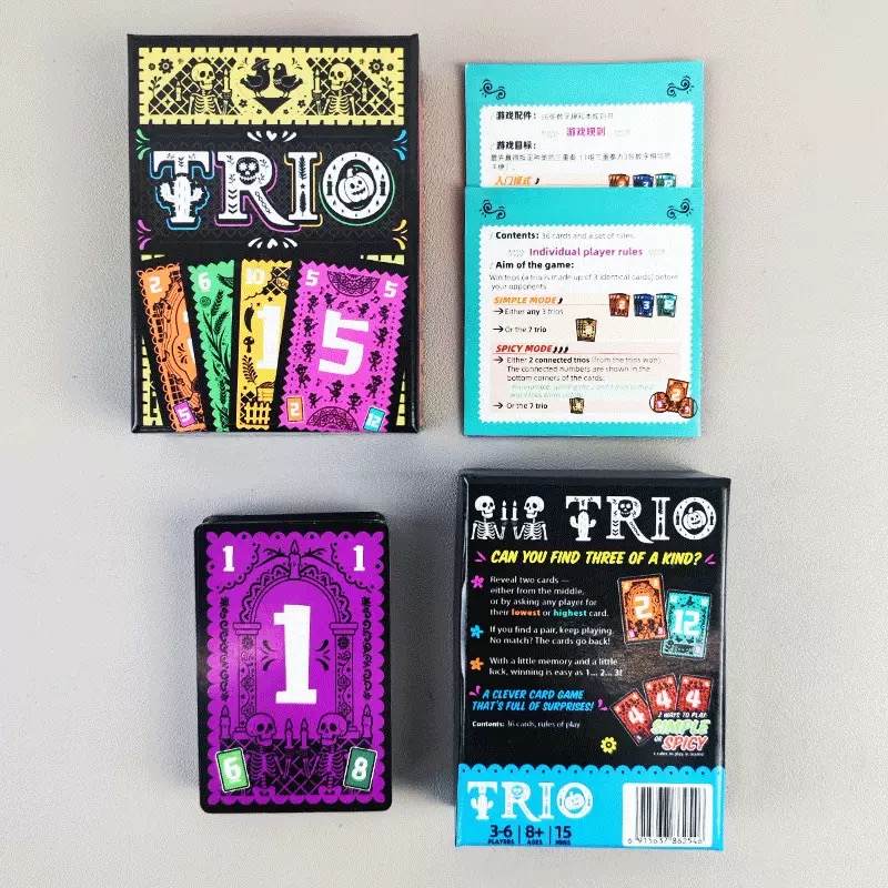 Trio, Gameon de cartes familia - Party Games List avis et prix