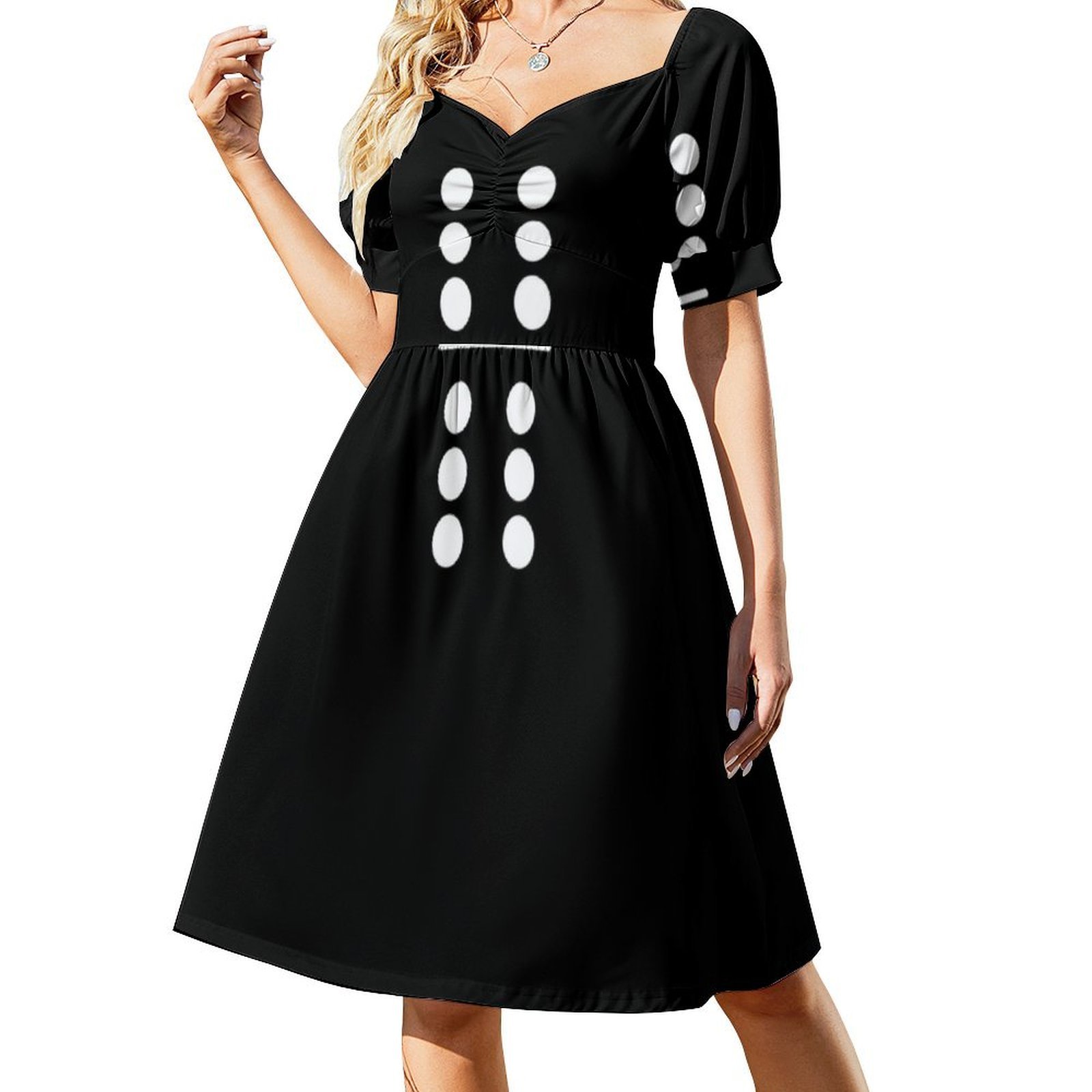 Costume de dominos 6-6 Double  - Party Games Simple avis et prix