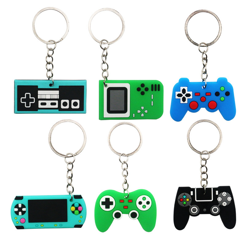 Porte-clés en PVC, 6/12 pièces - Party Games On Switch avis et prix