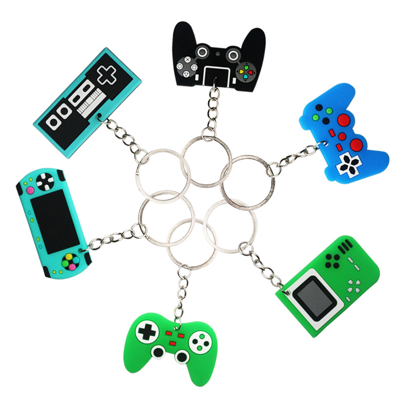 Porte-clés en PVC, 6/12 pièces - Party Games On Switch avis et prix